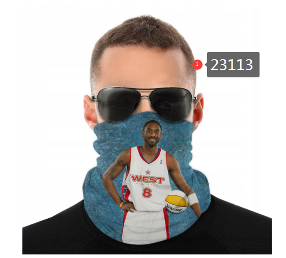 NBA 2021 Los Angeles Lakers #24 kobe bryant 23113 Dust mask with filter->nba dust mask->Sports Accessory